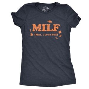 NWT Crazy Dog T-Shirt man I love fall T-shirt